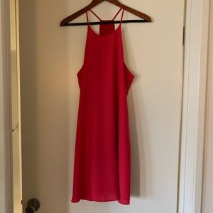 Red Flowy Dress